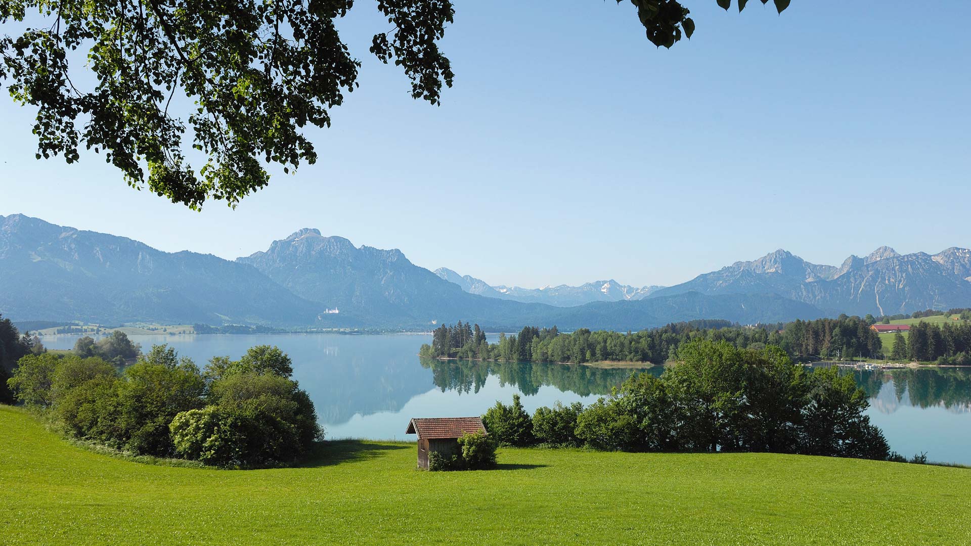 Deutsche Alpenstra  e Allg  u K  niglich von Nesselwang nach Halblech